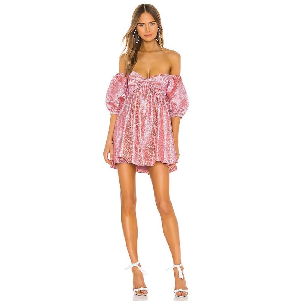 Sau Lee Arabella Mini Dress Pink Mini Dress Size 4